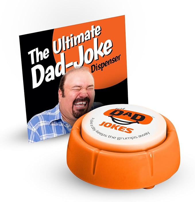 Sound Gadget with 101 Random Dad Jokes | Fully Loaded | Your Daily Dose of Laughter – The Best Medicine! | Stress Relief and Mood Booster | Hilarious Funny Novelty Gag Gadget Decor Gift …