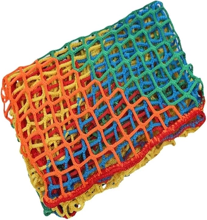 Climbing Net Balcony Netting for Pets, Stairway for Balcony,Baseball Softball Net Sports Netting for Railings,Playground,Kids Safety net Rope,Driveway Nets 6.6X6.6FT