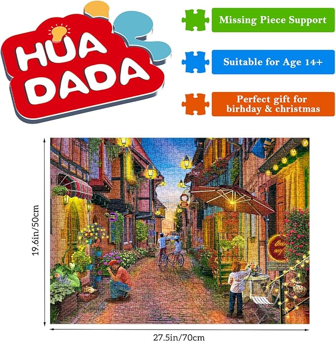 Jigsaw Puzzles for Adults 1000 Piece Puzzle for Adults 1000 Pieces Puzzle 1000 Pieces-Eguisheim Town