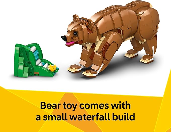 LEGO Creator 3 in 1 Beautiful Horse Building Toy for Kids - Building Blocks & Learning Toy for Girls & Boys, Ages 9+, Create a Horse, Bear, or Deer Toy with 1 Set - Gift for Birthdays - 31166