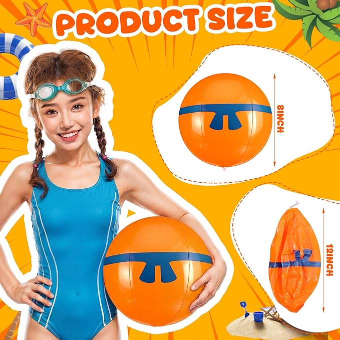 Soulchen 12 Pack Anime Beach Ball 8 Inch Inflatable Beach Balls Bulk Cartoon Blow up Summer Pool Toys for Adults Game Party Favors for Birthday Summer Outdoor Anime Birthday Pool Party Supplies