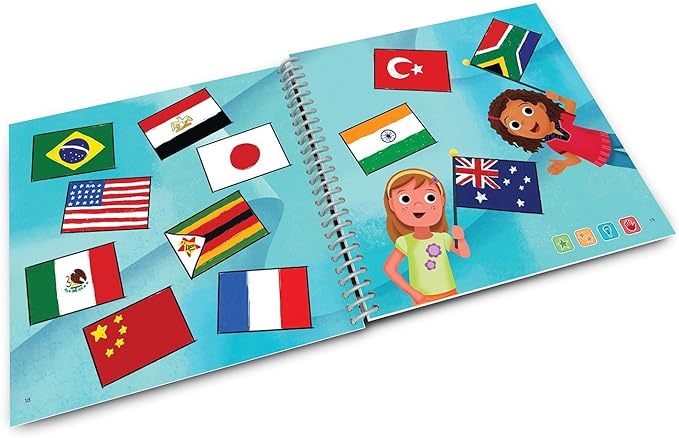 LeapFrog LeapStart Kindergarten Activity Book: Kids' World Atlas and Global Awareness