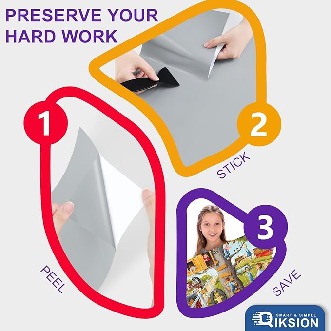 Puzzle Saver Sheets - 96 Sheets, Peel & Stick, Preserve 16 1000 Puzzle