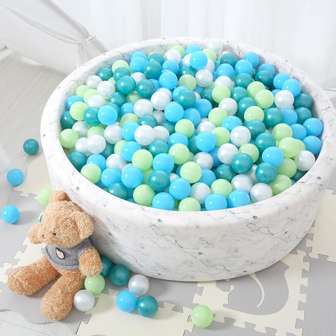 STARBOLO Ball Pit Balls for Toddlers Phthalate Free BPA Free Non-Toxic Crush Proof Play Balls for Toddlers Kids Pool Playhouse Pack of 100 200 500