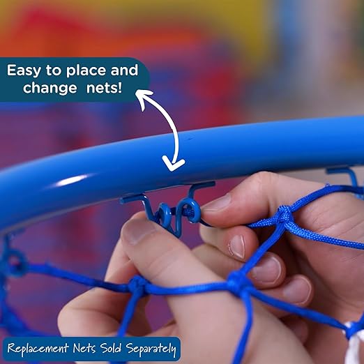 Children’s Factory Kids Toys 4-Hoop Basketball Set - Toddler Basketball Hoop Indoor/Outdoor Play- for Pre-School Classroom or Playroom