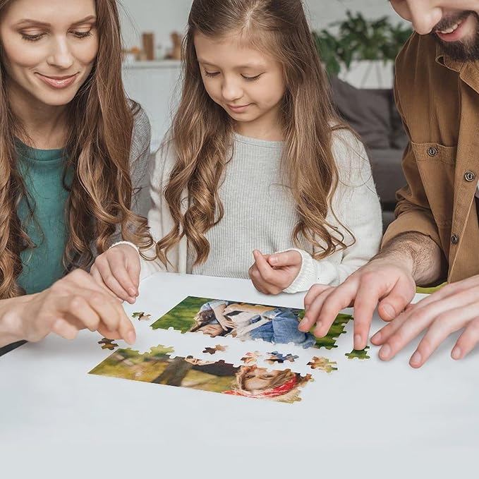 Custom Puzzle from Photos 200/300/500/1000 Pieces Personalized Puzzles for Family, Wedding, Chrisrmas, Gifts