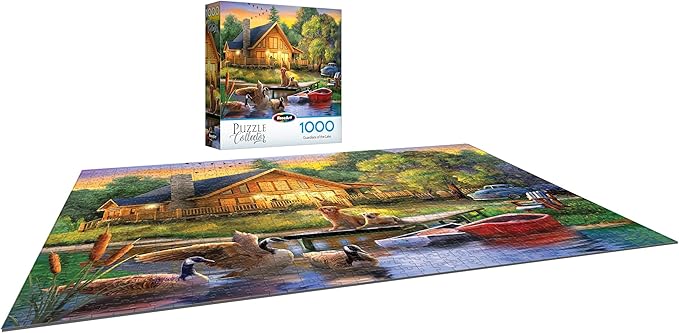 RoseArt - Puzzle Collector - Guardians of The Lake, 1000 Piece Jigsaw Puzzle for Adults