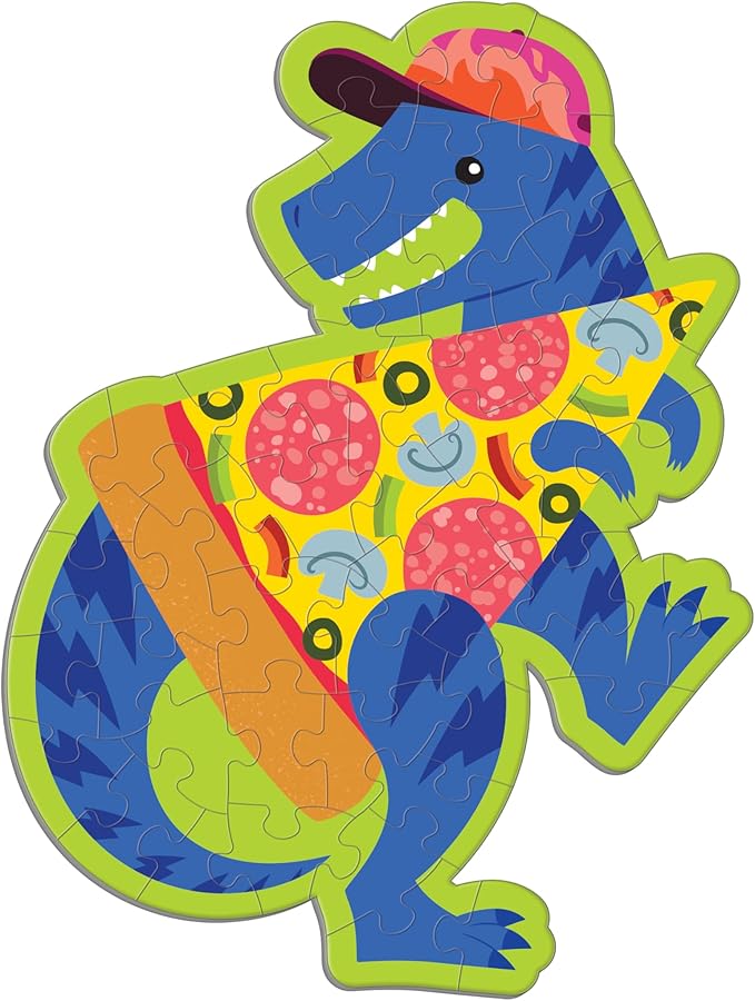 Mudpuppy Pizzasaurus 48 Piece Mini Scratch & Sniff Puzzle