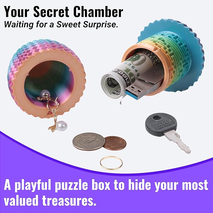 Maze Egg Money Puzzle Gift Box: Available in 4 Unique Internal Designs - Secret Cash Holder & Surprise Gift Container for Easter, Birthday, Wedding - Fun Brain Teaser Toy for Kids & Adults