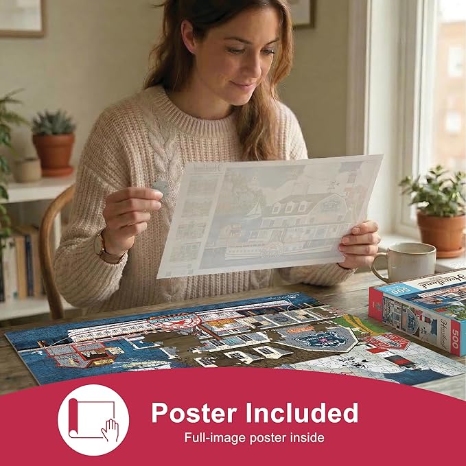 Masterpieces Mimac Pier 500 Piece Jigsaw Puzzle - Challenging Puzzle for Adults - Ages 15+