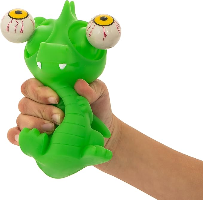 IPIDIPI TOYS Flippy Dragon Squishy Eye Popping - Squishy Toys for Trick or Treat - Fun Fidget Toy, Birthday Party Favors, Easter Basket Stuffers for Boys and Girls