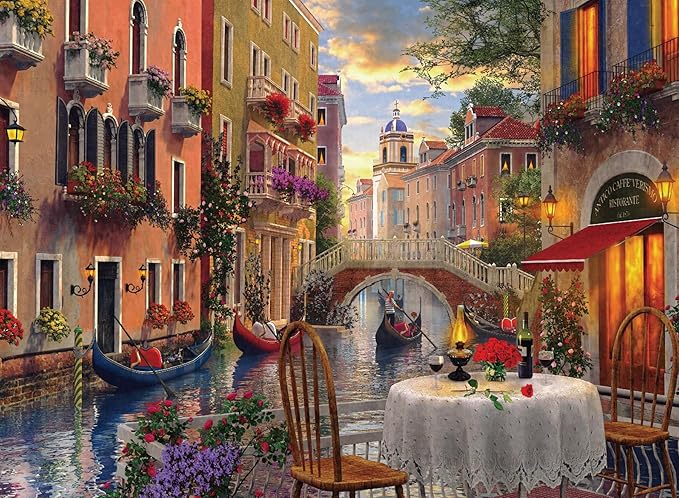 500 Piece Puzzles for Adults Romantic Venice 20.5 x 15 Inch 500 Piece Jigsaw Puzzles for Adults Italy Puzzles 500 Pieces for Adults Holiday Educational Challenge Puzzle
