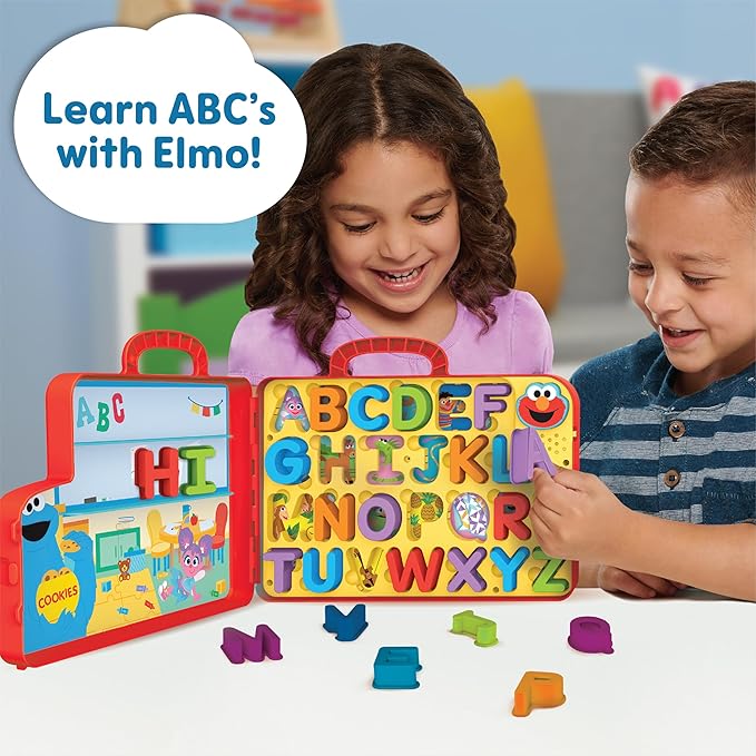 Sesame Street Elmo’s Learning Letters Bus Activity Board, Preschool Learning and Education