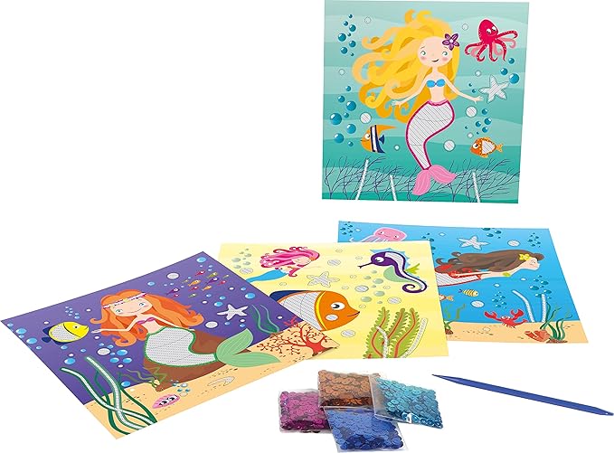 Joustra J41802 Creative and Craft Kit-Sequins Art, Colourful