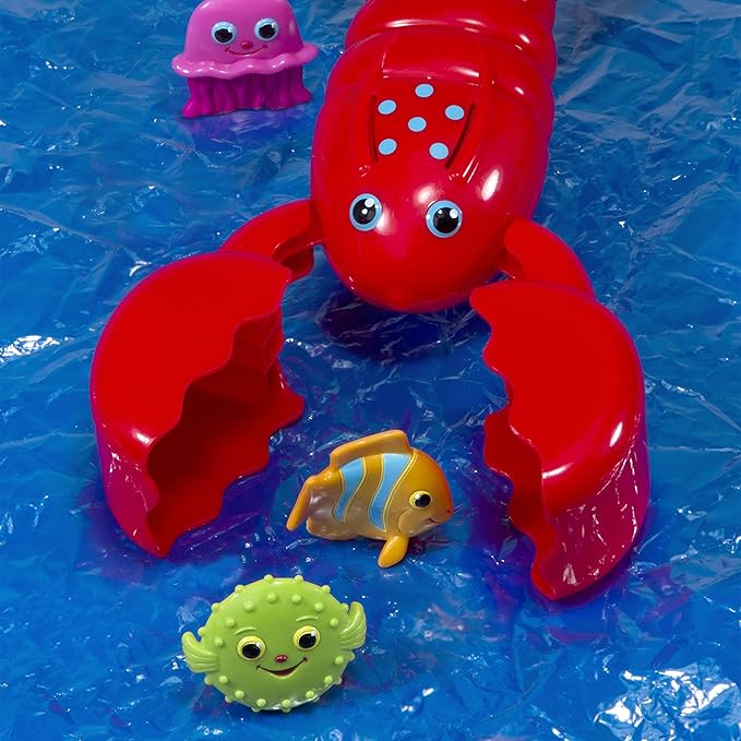 Melissa & Doug Sunny Patch Louie Lobster Claw Catcher - Grab-and-Squeeze Pool Toy