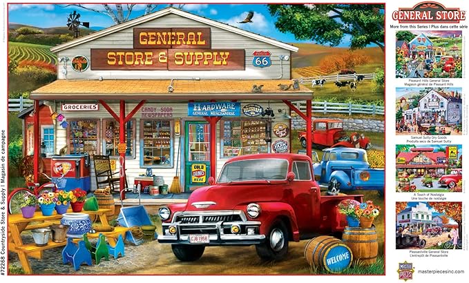 MasterPieces 1000 Piece Jigsaw Puzzle for Adults, Family, Or Youth - Countryside Store & Supply - 19.25"x26.75"
