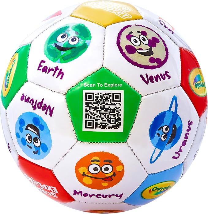 Crayola Official Soccer Ball - Unisex Kids - Galaxy Size 5