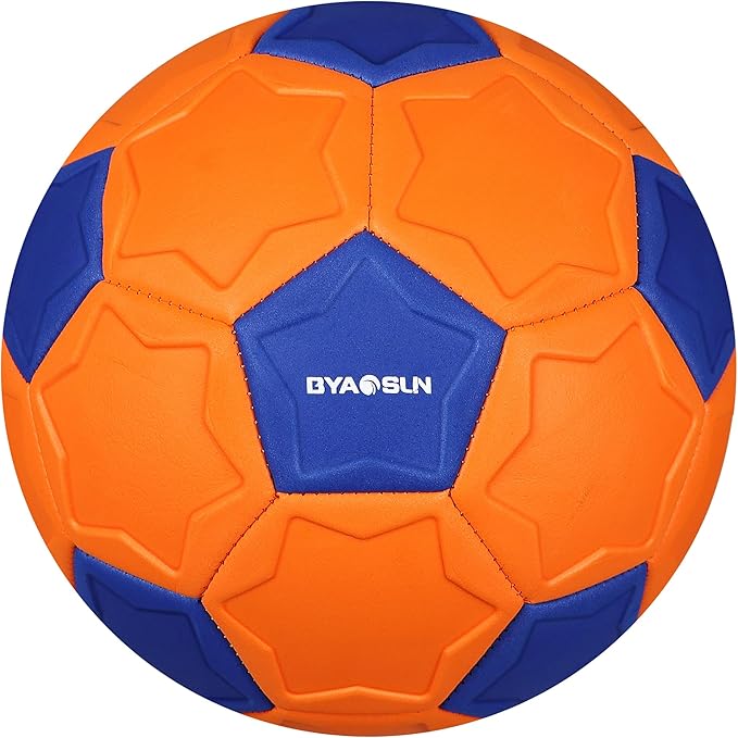 Curve Soccer Ball Size 4, Swerve Soft Balls for Outdoor and Indoor,Size 4 Soccer Ball for Boys and Girls