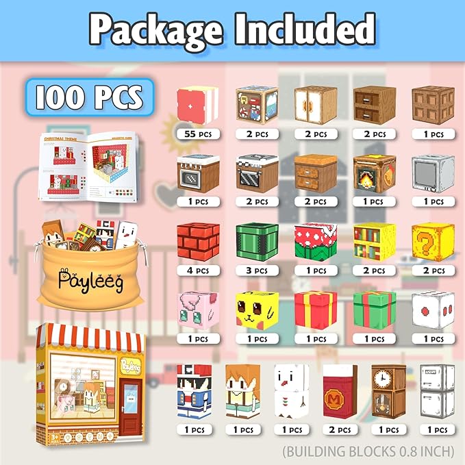 Multiple Styles Magnetic Blocks, Magnetic Cubes Travel Set Kids Ages 4-8 8-12, Magnet Building Blocks Sensory Montessori STEM Kids Toys for 3 4 5 6 7 8 Year Old Girls Birthday Gifts