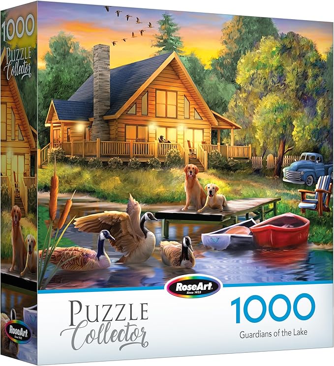 RoseArt - Puzzle Collector - Guardians of The Lake, 1000 Piece Jigsaw Puzzle for Adults