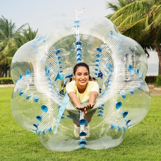 Bumper Bubble Soccer Balls for Teens/Adults, Body Zorb Ball Dia 4FT/5FT(1.2m/1.5m) 1 Pack