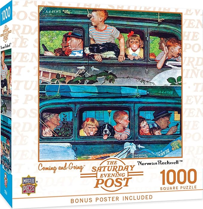MasterPieces 1000 Piece Jigsaw Puzzle for Adults, Family, Or Youth - Coming and Going - 25"x25"