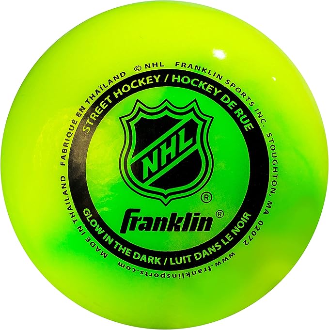 Franklin Sports NHL Street Hockey Balls - No Bounce Outdoor Street + Roller Hockey Balls - Official Size for Youth + Adult Street Hockey - Assorted Colors - 1, 2, 3, and 15 Bulk Packs