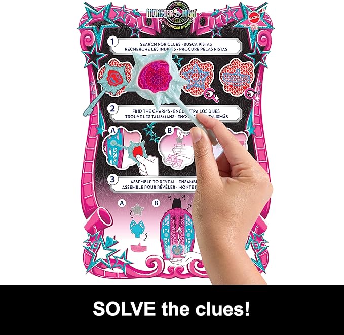 Monster High Skulltimate Secrets Doll and Accessories Set, Hauntlywood Mysteries Catty Noir with Reveal Closet & 19+ Glam Surprises Like Doll Clothes