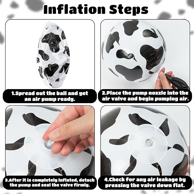 12 Pack Beach Ball Set, Reusable Colorful Inflatable Ball with Vacuum Storage Bag for Pool Party, Beach Games