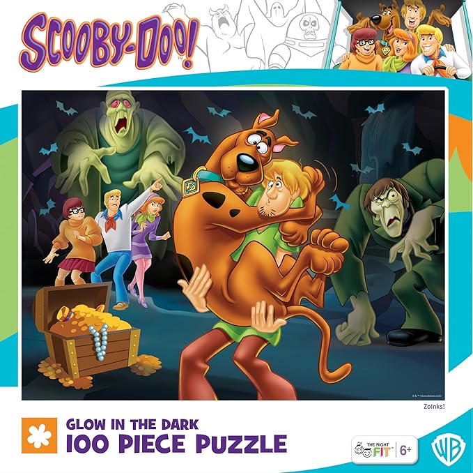 MasterPieces 100 Piece Jigsaw Puzzle for Kids - Scooby-Doo - Zoinks! - 14"x19"