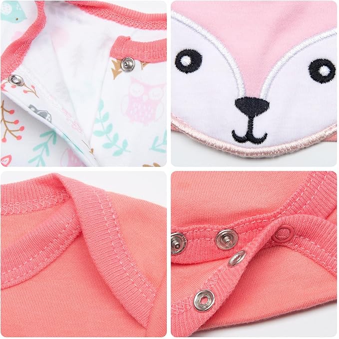 Reborn Girl Doll Clothes Red Fox Suit for 20- 22 inch Reborn Baby Doll Matching Outfit Accessories 3pcs