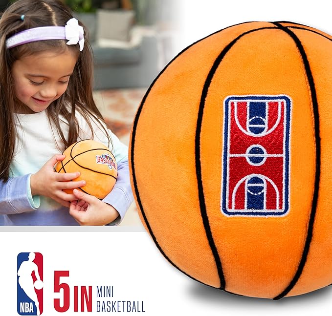 Franklin Sports MyFirst Soft Plush Sports Balls - Stuffed Plush Toy Basketball, Baseball + Football for Kids - NBA, MLB + NFL Indoor Soft Sports Balls - Fun Kids Toys + Room Decorations