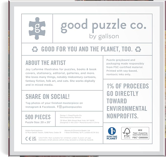 Galison Good Puzzle Co. Countryside Harvest
