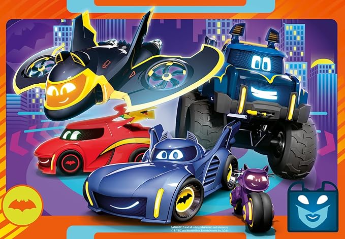 Ravensburger Batwheels 2x24 Piece Jigsaw Puzzle for Kids - Every Piece is Unique, Pieces Fit Together Perfectly