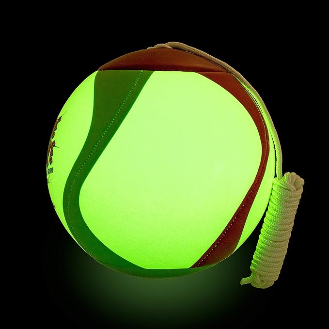 Mikasa Glow in the Dark Outdoor Tetherball, Multicolor