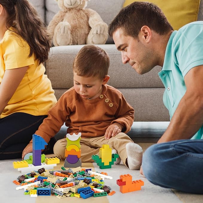 1500 Pieces Building Bricks, Classic Bulk Small Blocks, Classic Bricks Set Basic Building Blocks Compatible with All Major Brands