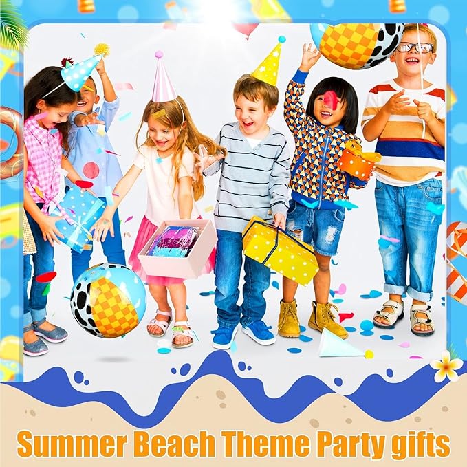 12 Pack Toy Inspire Game Themed Beach Ball for Kids 7.87" Bulk for Summer Pool and Beach Game Gifts Two Infinity and Beyond Birthday Party Supplies End of the Year Class Decoration Favor