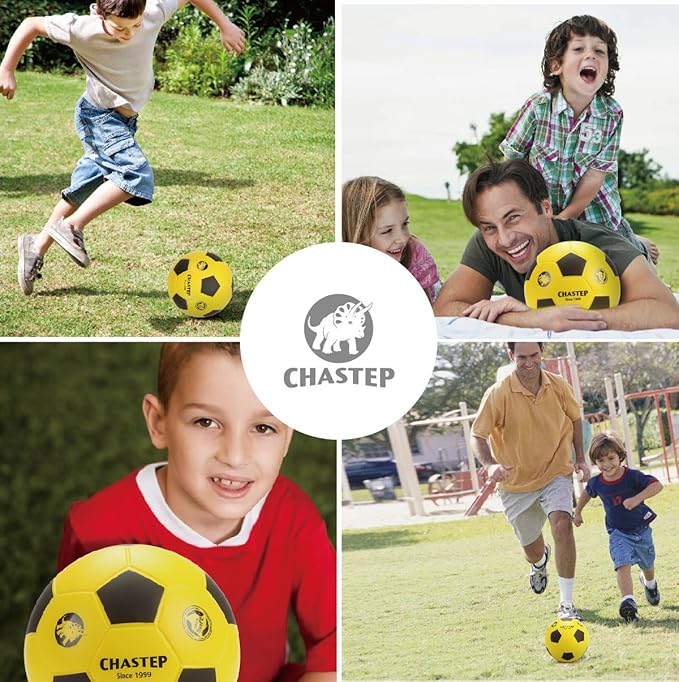 8" Foam Soccer Training Ball Perfect for Child 3+ Play and Excercise Soft Kick - Practice and Backyard Play - Best for First-Time Yellow/Black
