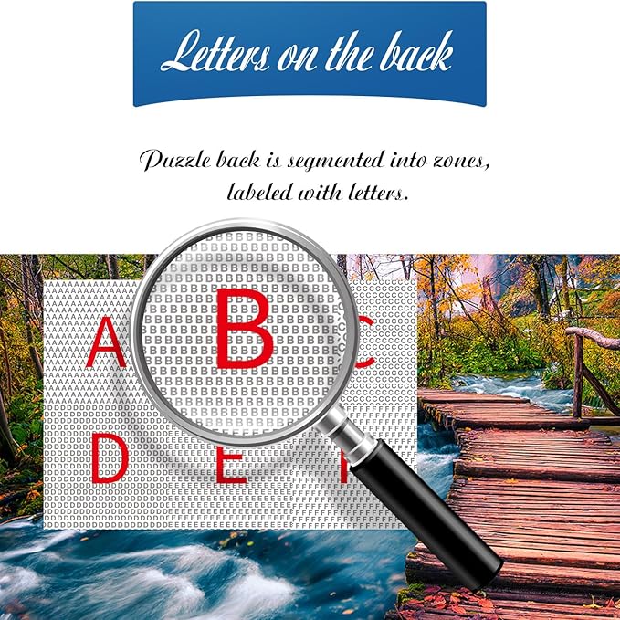 Jigsaw Puzzles for Adults, 2 Pack Puzzles for Adults 1000 Pieces,Sunset Over Kirkjufell in Iceland & Wooden Long Bridge in Plitvice National Park, Gifts for Women &Mom