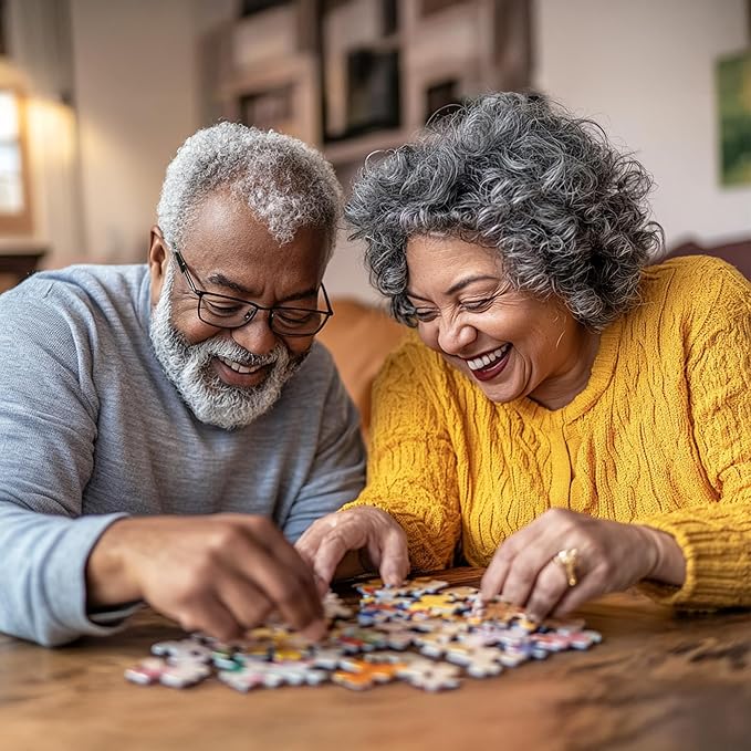 African American Expressions - 500-Piece African American Jigsaw Puzzle for Adults | Vibrant Celebration of Black Jazz Culture and History