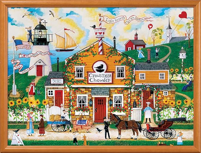 MasterPieces 300 Piece EZ Grip Jigsaw Puzzle - Crow's Nest Chowder - 18"x24"