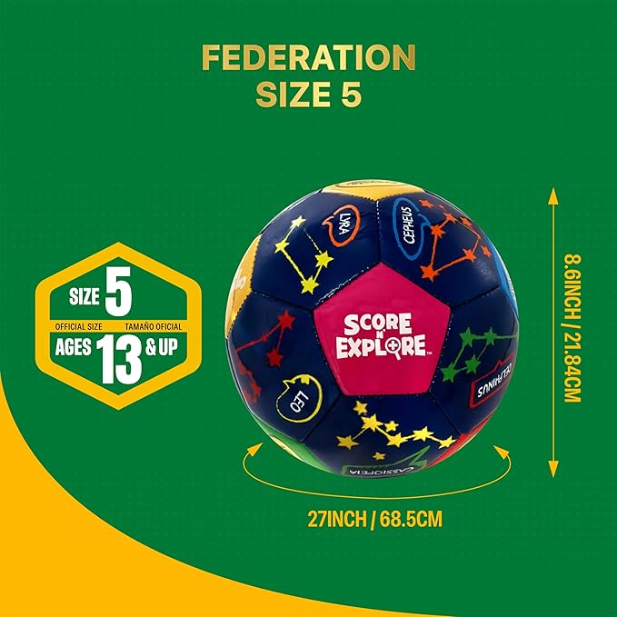 Crayola Official Soccer Ball - Unisex Kids - Constellation Size 5
