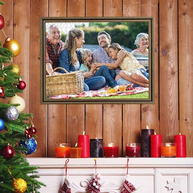 Custom Puzzle from Photos 200/300/500/1000 Pieces Personalized Puzzles for Family, Wedding, Chrisrmas, Gifts