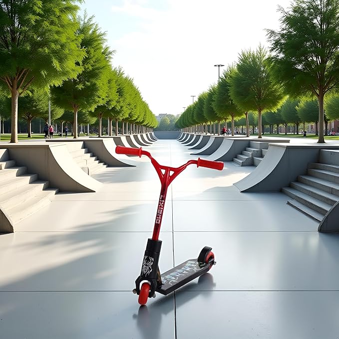 1PC Mini Finger Scooter Two Wheel Scooter Children's Finger Training Toys Mini Finger Skateboards Finger Toys Tech Deck Skatepark,Novelty Toys and Amusements (red Random)