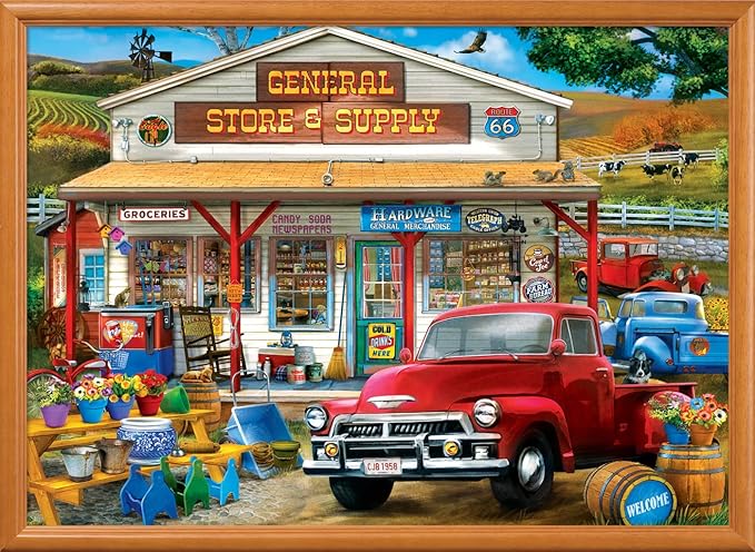 MasterPieces 1000 Piece Jigsaw Puzzle for Adults, Family, Or Youth - Countryside Store & Supply - 19.25"x26.75"