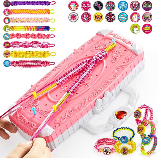 TQRAZ Bracelet Making Kit,Friendship Bracelet Kit,Arts and Crafts for Kids Age 8-12,Bracelet Making Kit for Girls 8-12,Birthday Gifts Ideas for Girls 8 9 10 11 12 Years Old