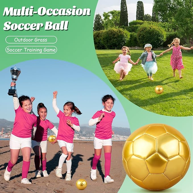 DLUGOPIS Sparkling Pink Toddler Soccer Ball - Mini, Age 3-8, Indoor/Outdoor, Small Size for Boys & Girls (Sparkling Pink, 1)