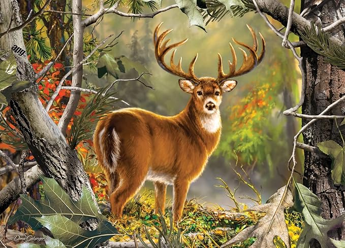 MasterPieces 1000 Piece Jigsaw Puzzle for Adults, Family, Or Youth - Backcountry Buck - 19.25"x26.75"