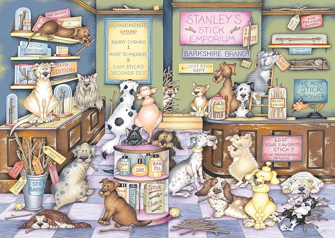 Ravensburger Stanley's Stick Emporium 1000 Piece Puzzle for Adults