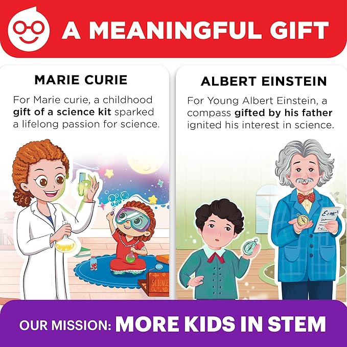 Doctor Jupiter My First Science Kit for Kids Ages 4-5-6-7-8 | Easter, Birthday Gift Ideas for 4+ Year Old Boys & Girls | Toy Stem Kit with 100+ Experiments | Learning & Educational Projects